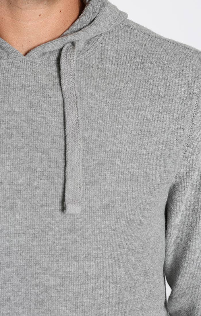 Grey Bedford Brushed Waffle Hoodie