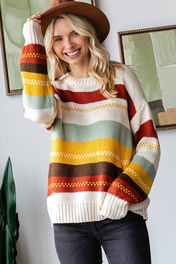 Horizontal Stripe Sweater