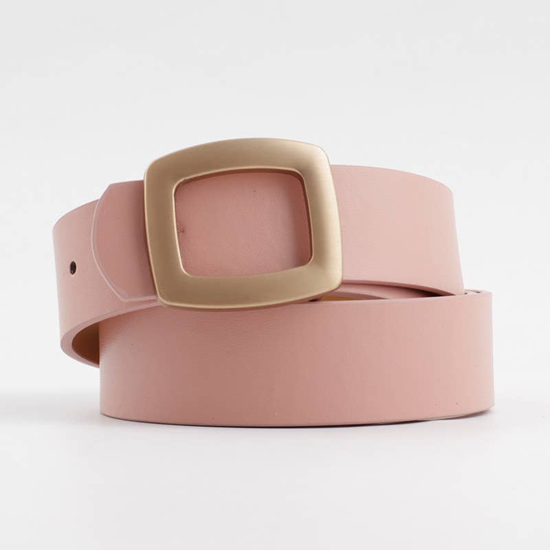 Retro Vegan Leather Women's Belt | 6 Colors - Medium