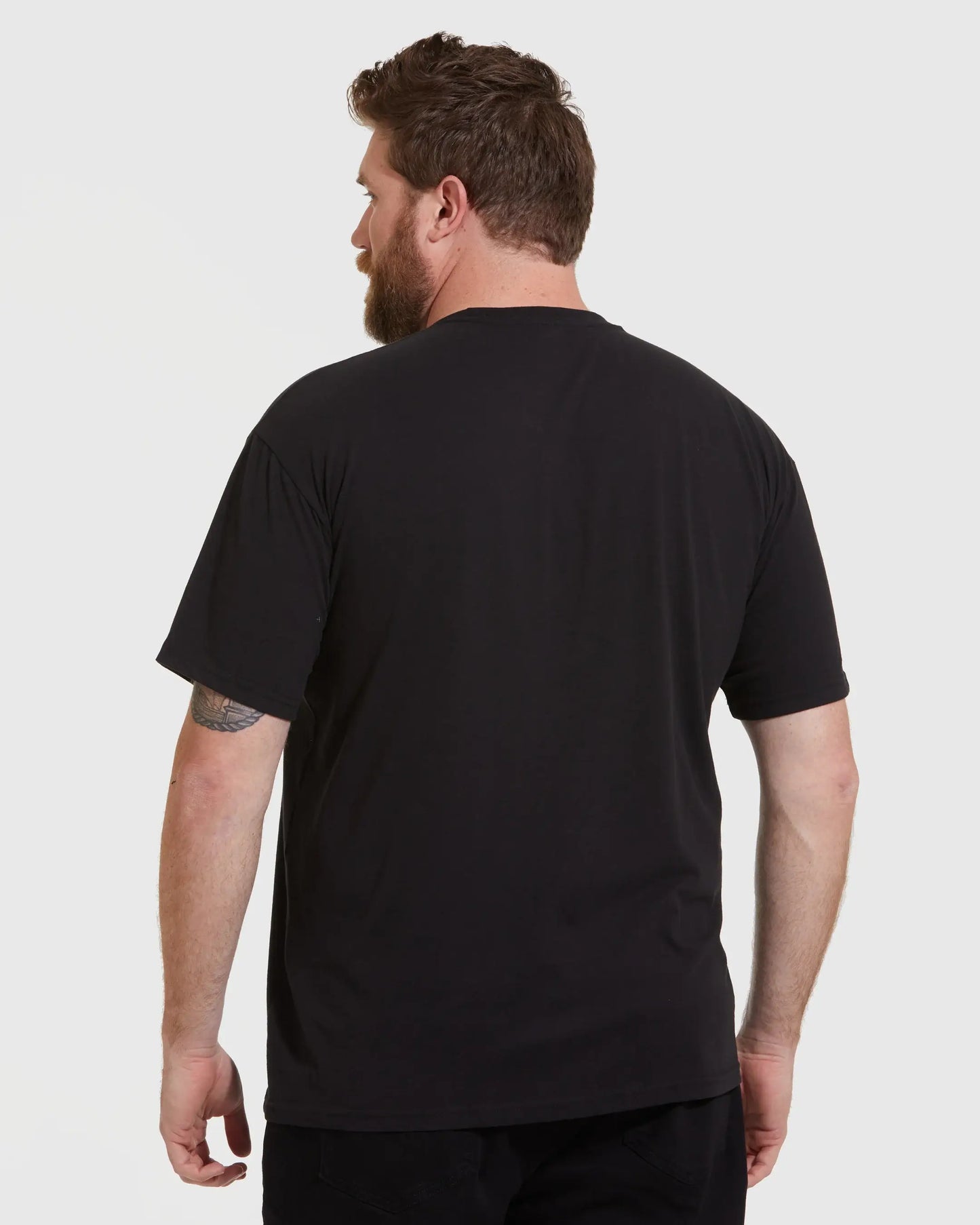 Short Sleeve T-Shirt | Crew Neck | Black