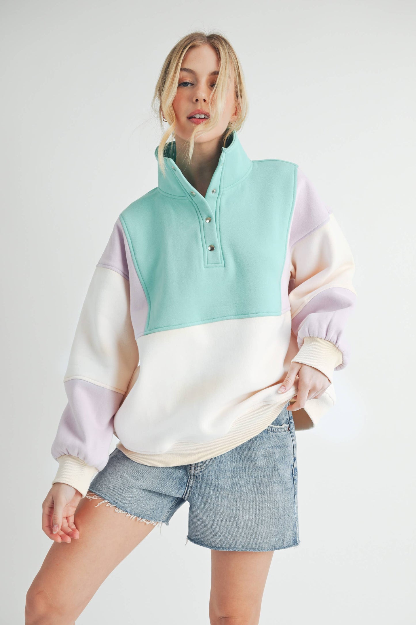 Colorblock Pullover