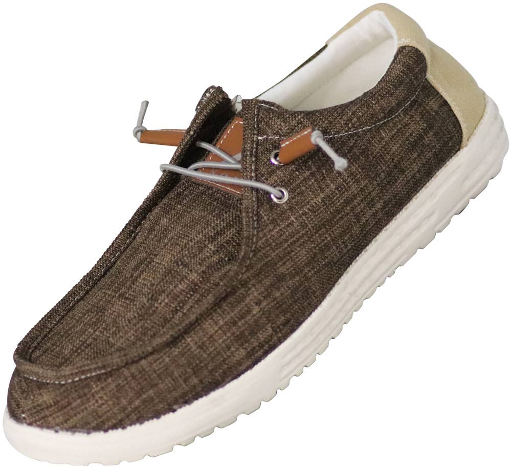 NORTY - Mens Lightweight Boat Shoe 41510 Chocolate