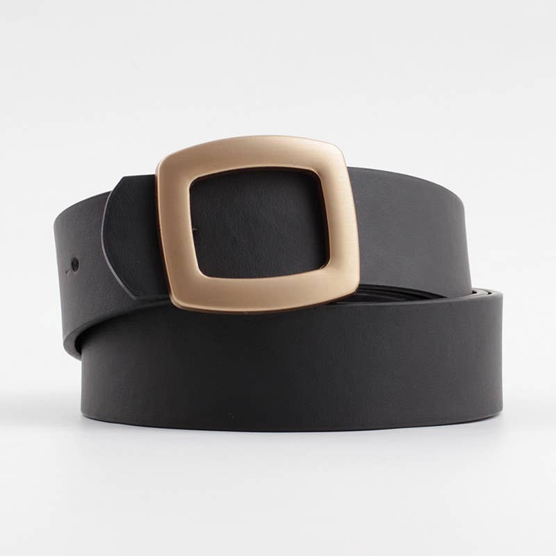 Retro Vegan Leather Women's Belt | 6 Colors - Medium