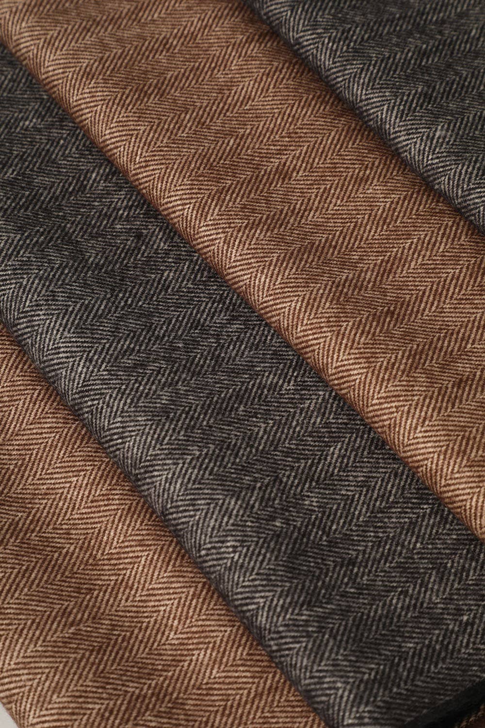 Herringbone Cashmere Feel Muffler Classic Scarf