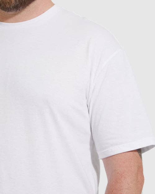 Short Sleeve T-Shirt | Crew Neck | White