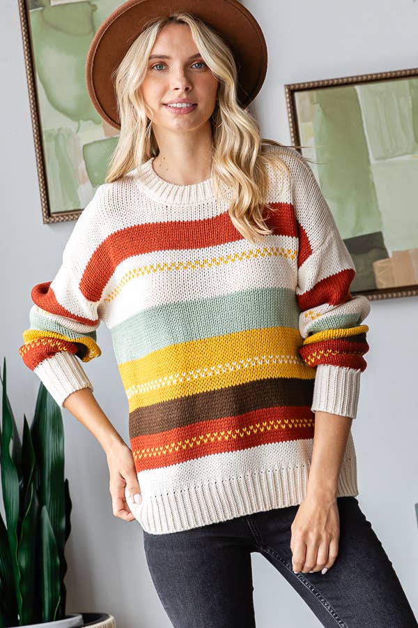 Horizontal Stripe Sweater