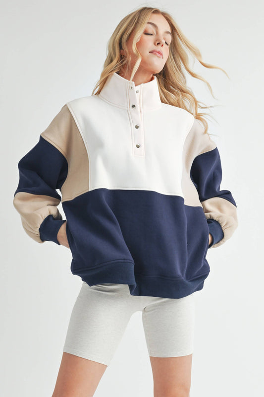 Colorblock Pullover