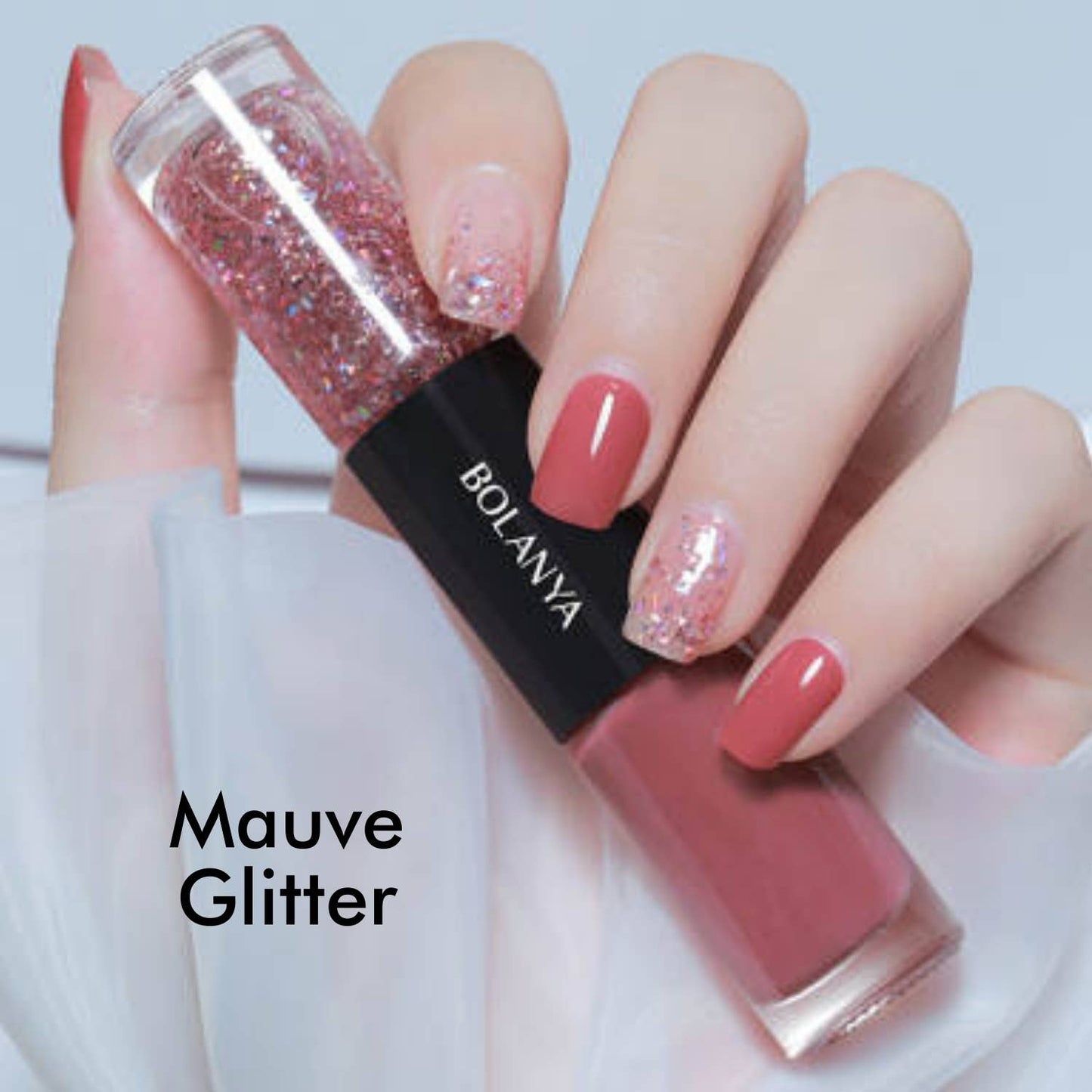 Double Nail Polish - Trendy Colors, Glitter Polish Gift