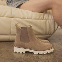 Khaki | Chunky Sole Chelsea Boot