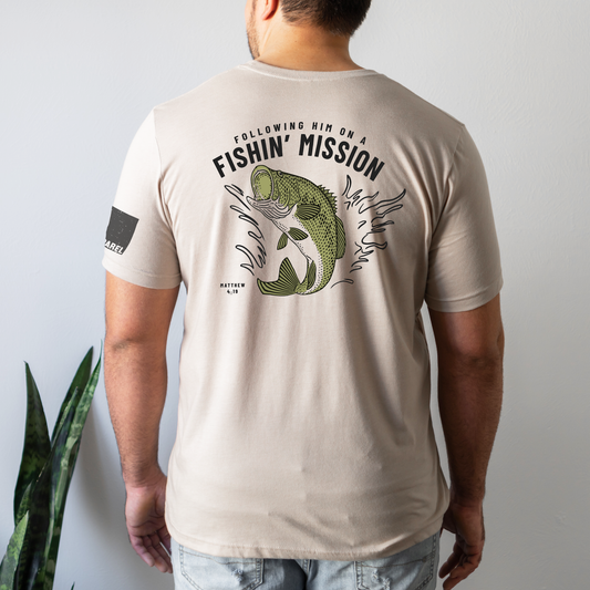 Fishin' Mission Christian Graphic Tee